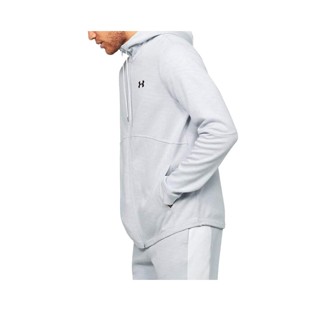 Sudadera con Capucha Hombre Under Armour Double Knit Cremallera Completa 4/7