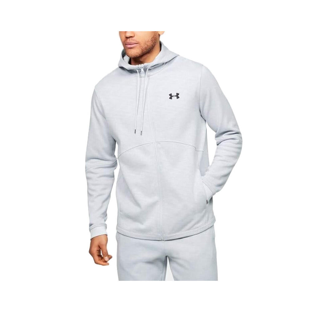 Sudadera con Capucha Hombre Under Armour Double Knit Cremallera Completa 3/7