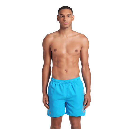 Arena Herren Fundamentals Logo R Boxershorts – Marineblau/Türkis – Größe M
