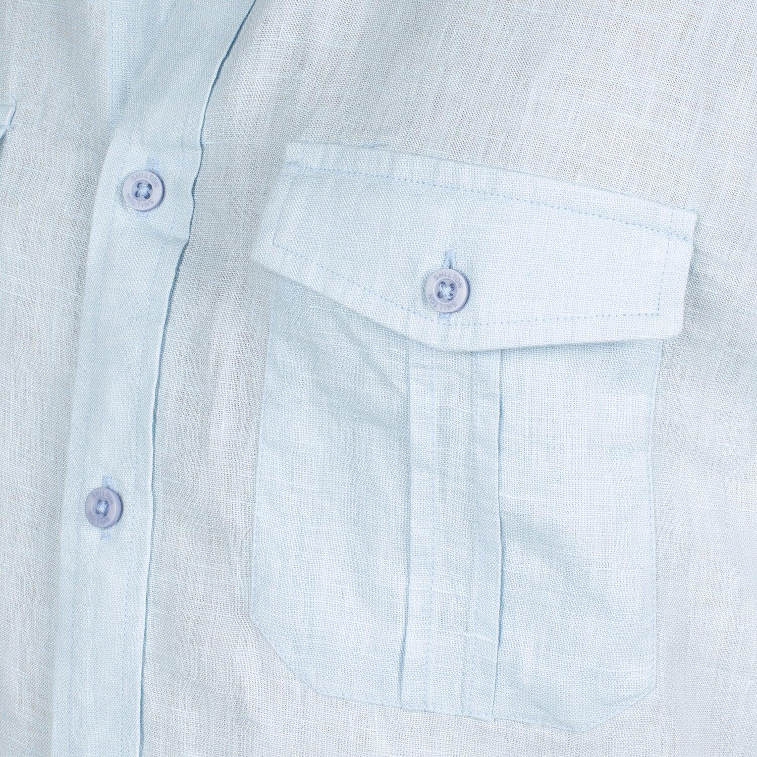 Chemise lin manches courtes homme 3/5