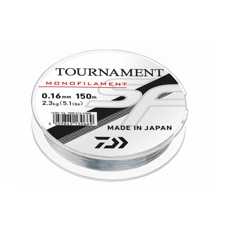 FIR MONO DAIWA TOURNAMENT SF 0,20MM/3,5KG/150M GREY