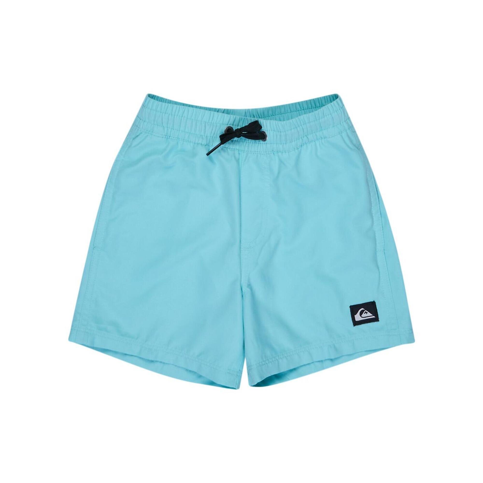 Quiksilver - Short De Bain Everyday Solid 12" Bleu Jeune Garçon - Boxer De Bain - Bleu -  3 À 4 Ans - Decathlon
