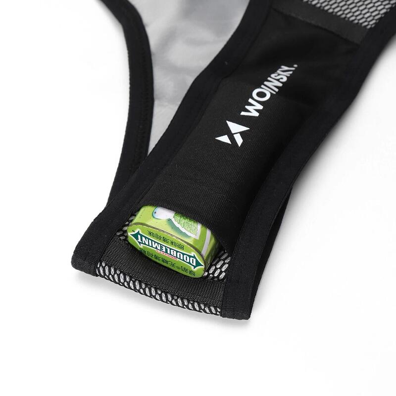 Gilet de course réfléchissant Wozinsky  - Noir