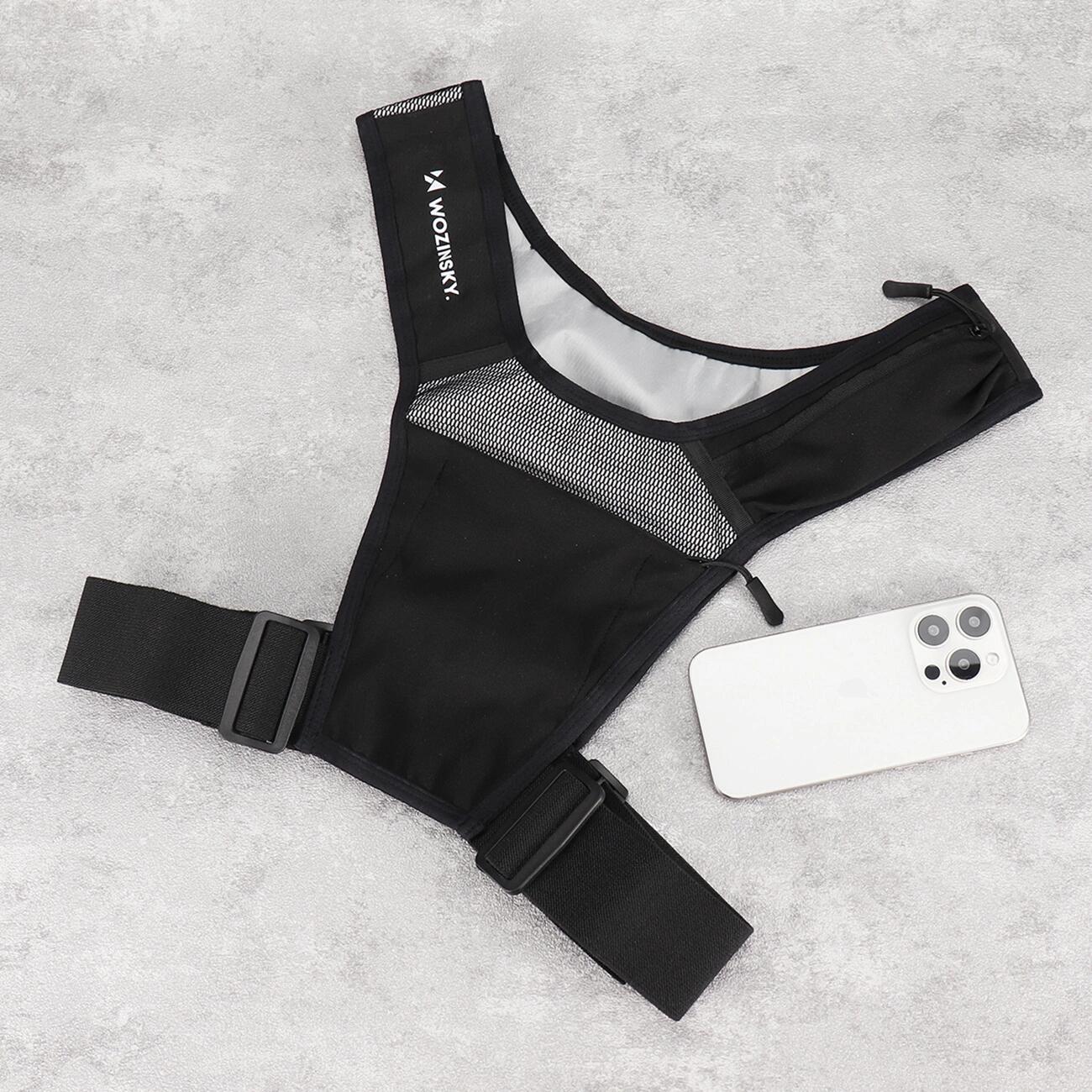 Wozinsky reflecterend hardloopvest - Zwart 6/7