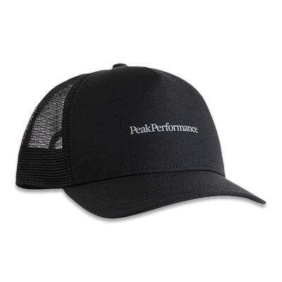 Peak performance pp trucker cap - zwart - one size