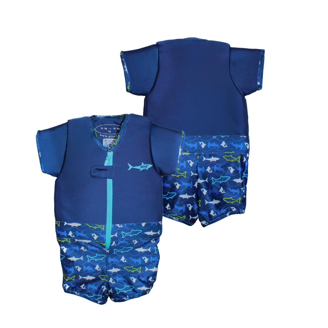 PLOUF Costume da bagno galleggiante bambino: Megalodonte