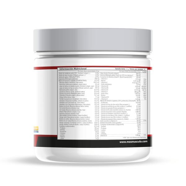 Greens natural complex - 360g Pomme kiwi de MASmusculo 3/5