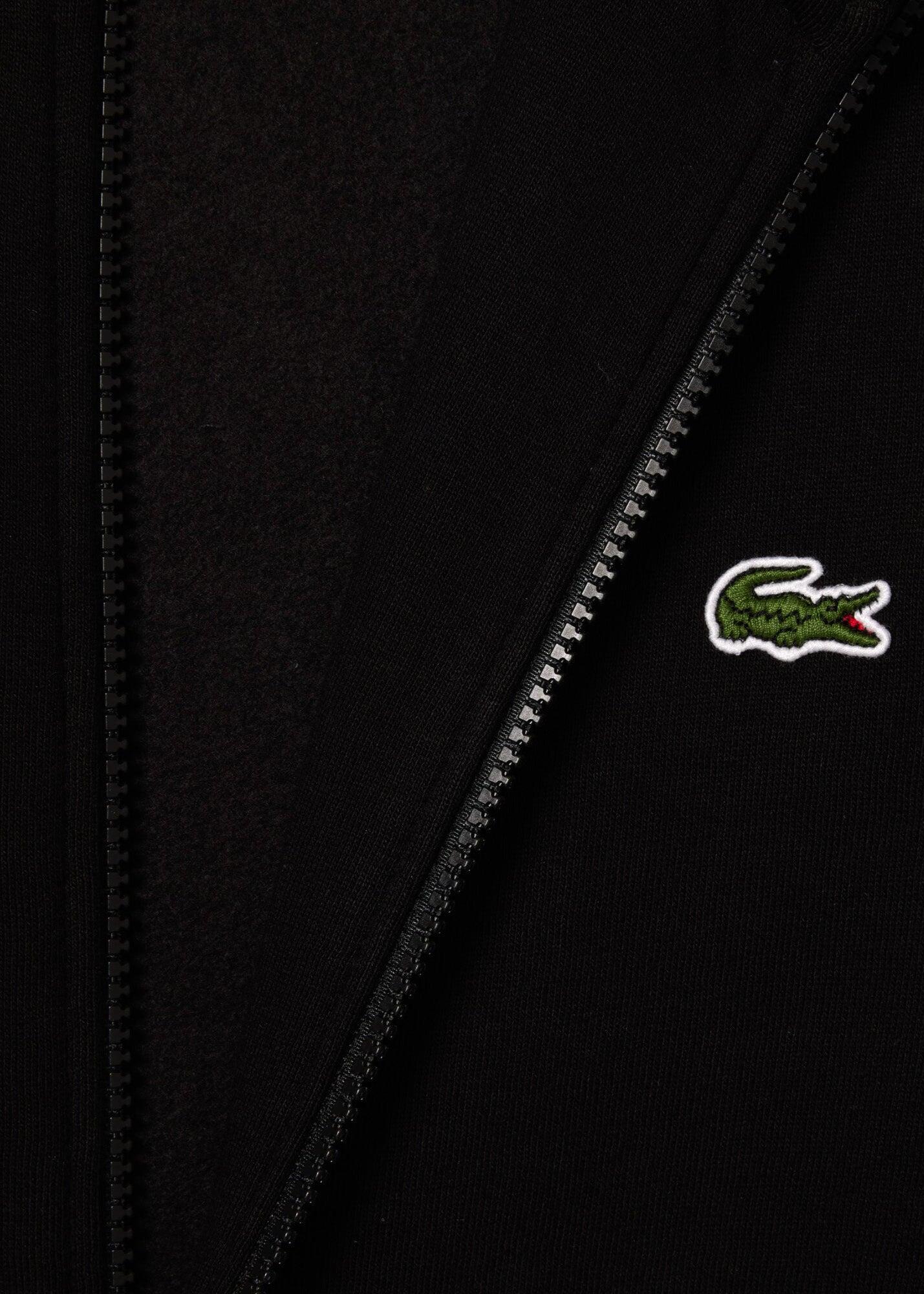 Czarna bluza rozpinana Lacoste 5/7