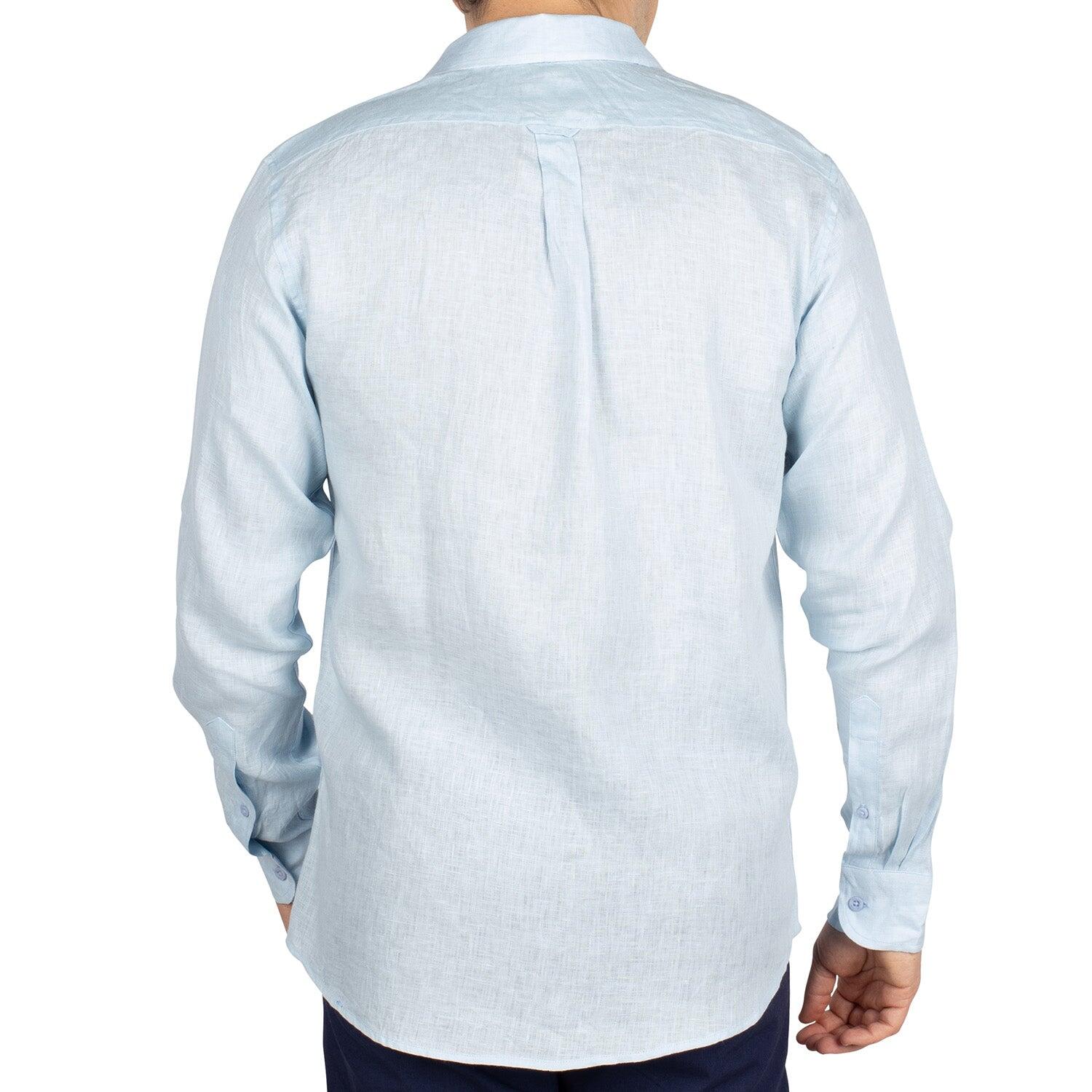 Chemise en lin natural homme 2/6