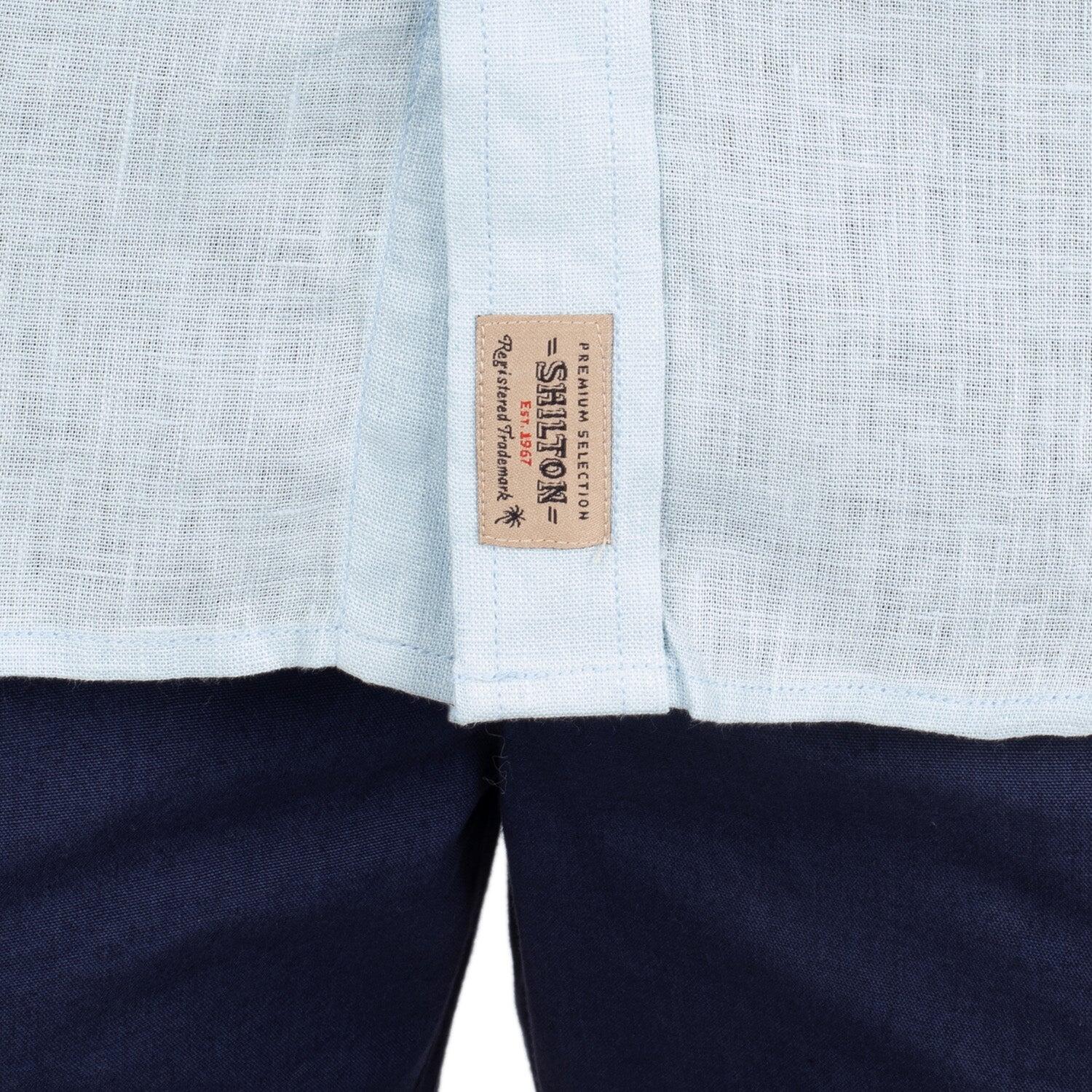Chemise en lin natural homme 4/6