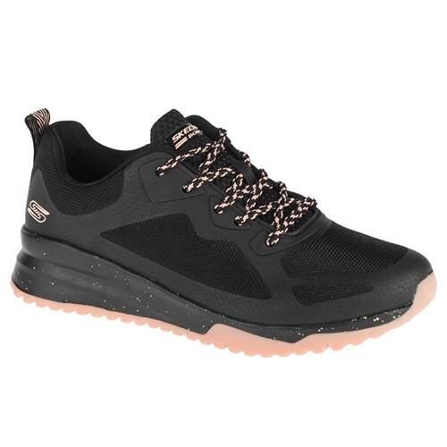 Sapatilhas mulher skechers bobs squad 3 - star flight preto