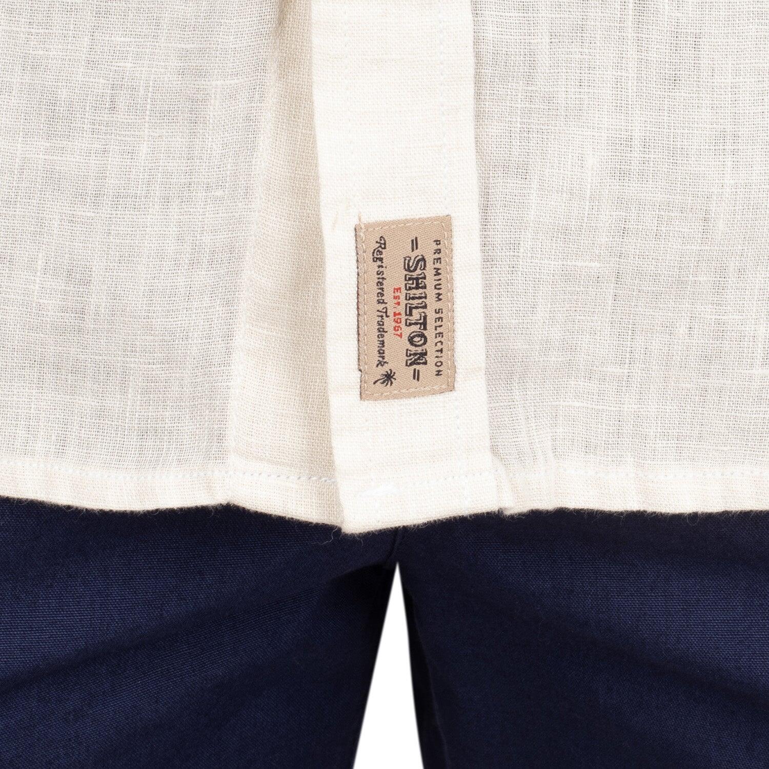 Chemise en lin natural homme 4/6