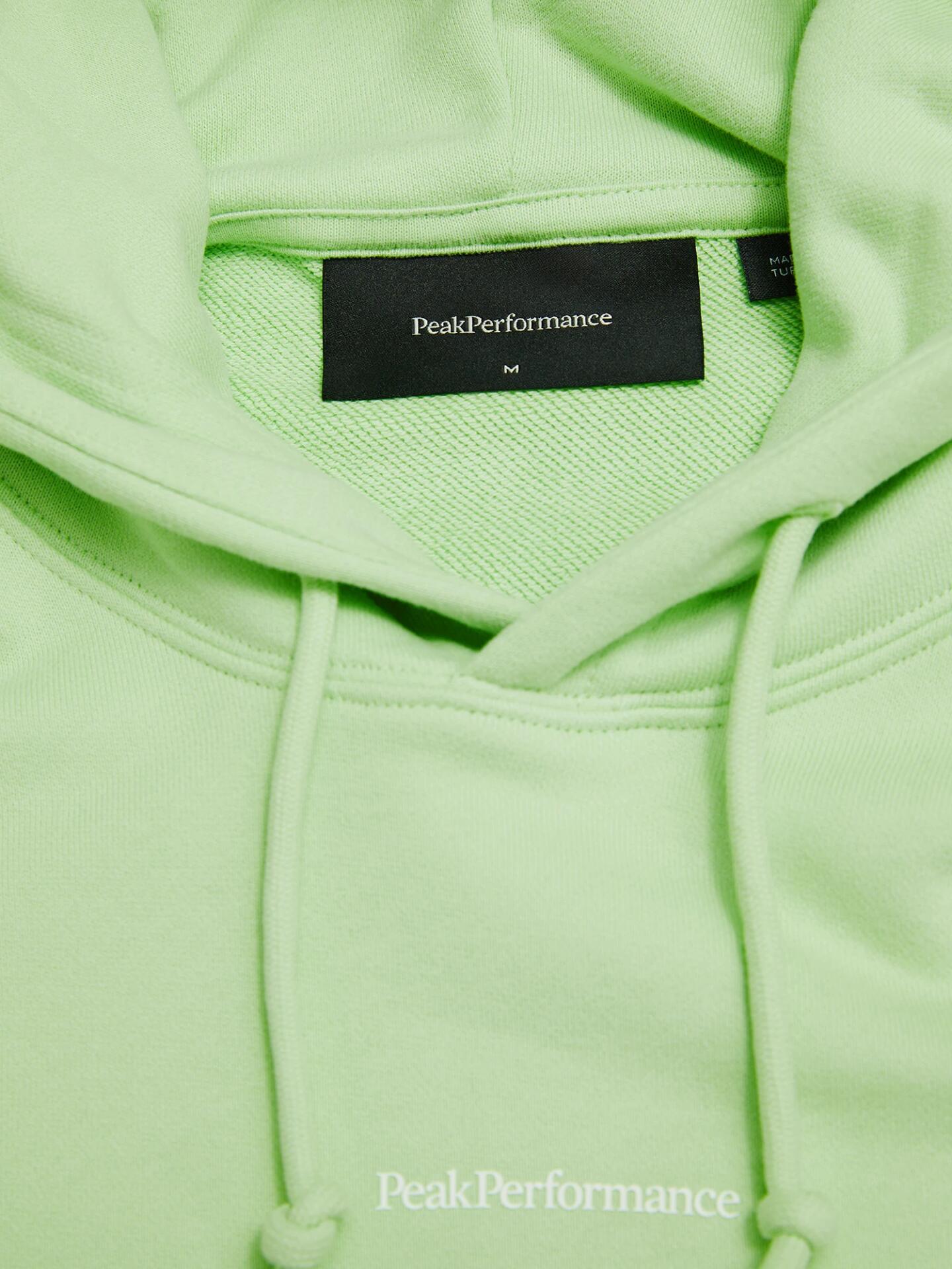 Bluza Peak Performance męska Original Terry Hood zielona - M 6/6