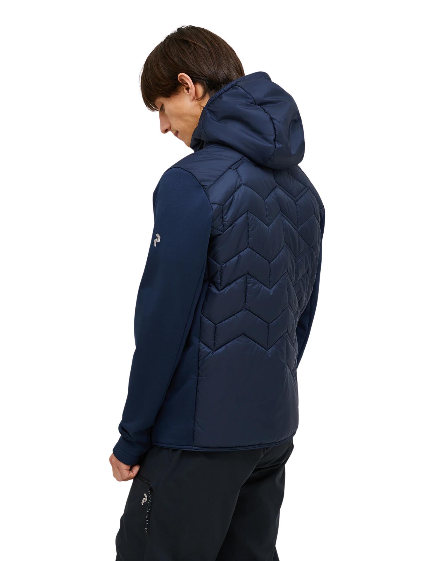 Kurtka Peak Performance męska Elevate Liner Hybrid Hood Jacket granatowa - S 2/7
