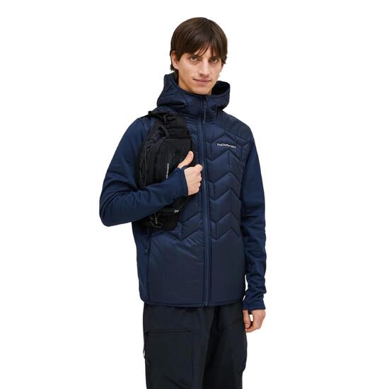 Kurtka Peak Performance męska Elevate Liner Hybrid Hood Jacket granatowa - XL