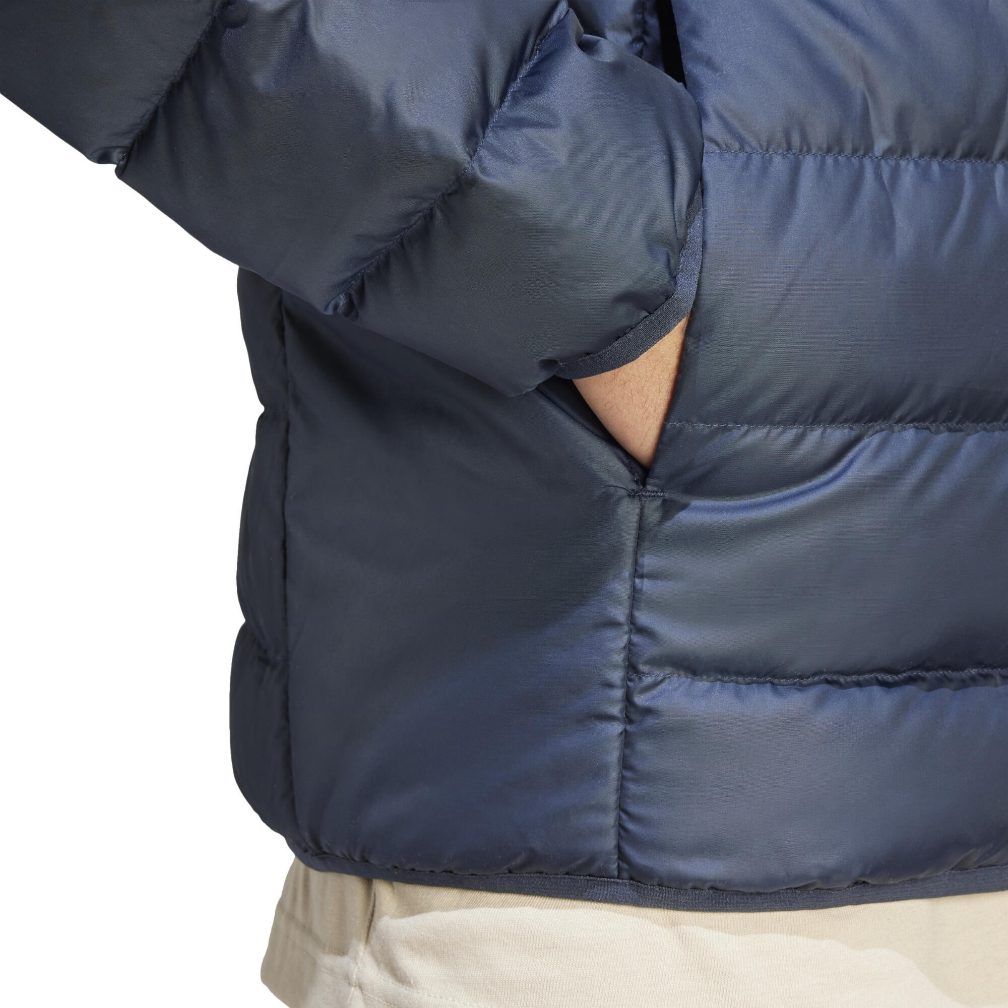 Leichte Adidas Essentials Steppjacke Marineblau Herren 4/5