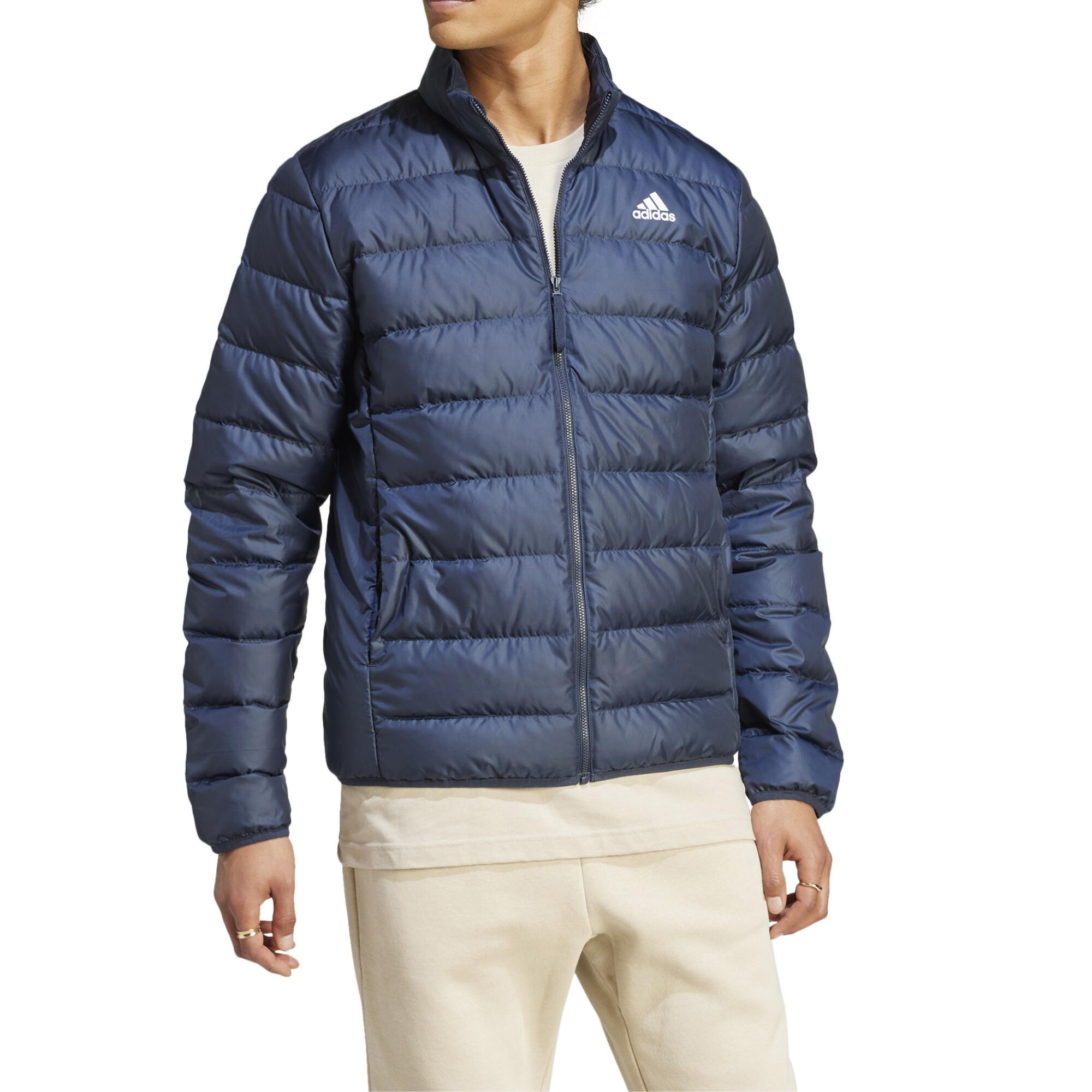 Leichte Adidas Essentials Steppjacke Marineblau Herren 5/5