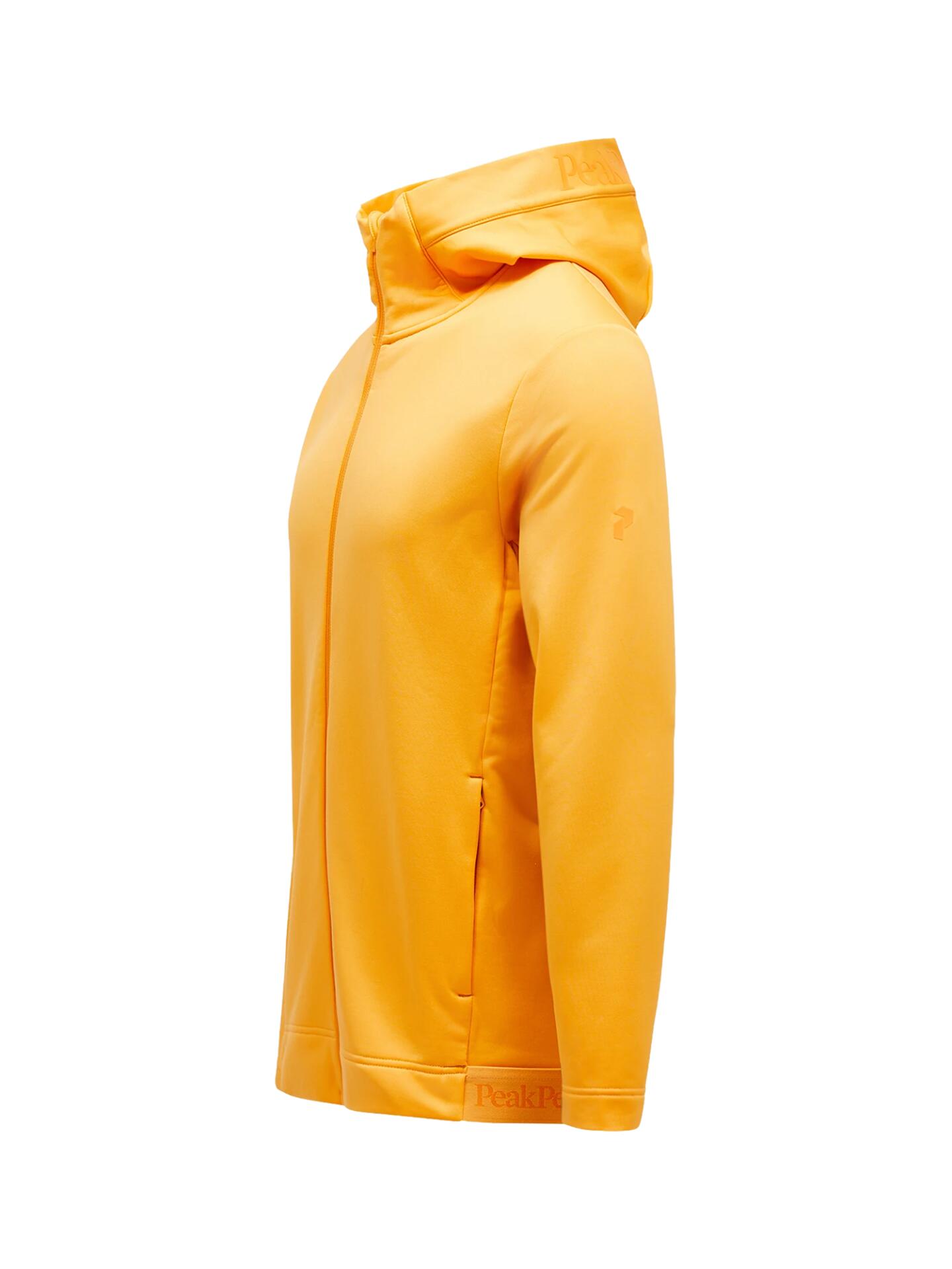 Bluza Peak Performance męska Rider Tech Zip Hood pomarańczowa - XXL 5/6