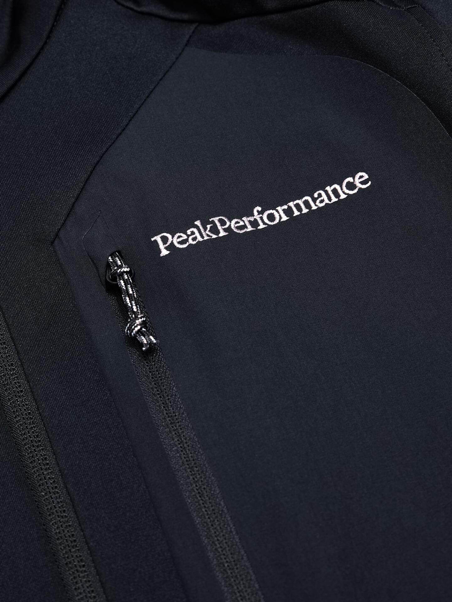 Bluza Peak Performance męska Utility Light Zip Hood czarna - S 6/6