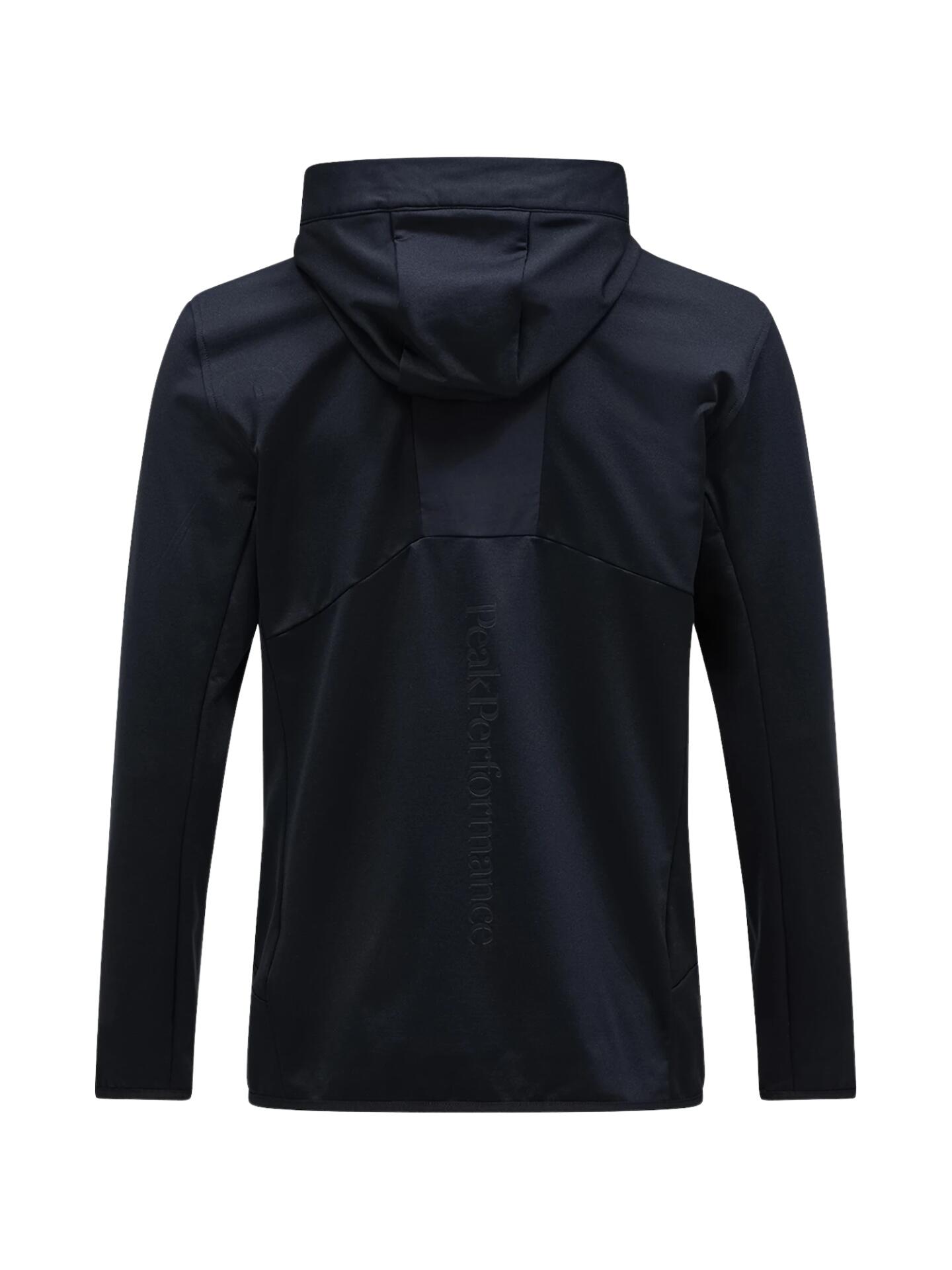 Bluza Peak Performance męska Utility Light Zip Hood czarna - S 4/6