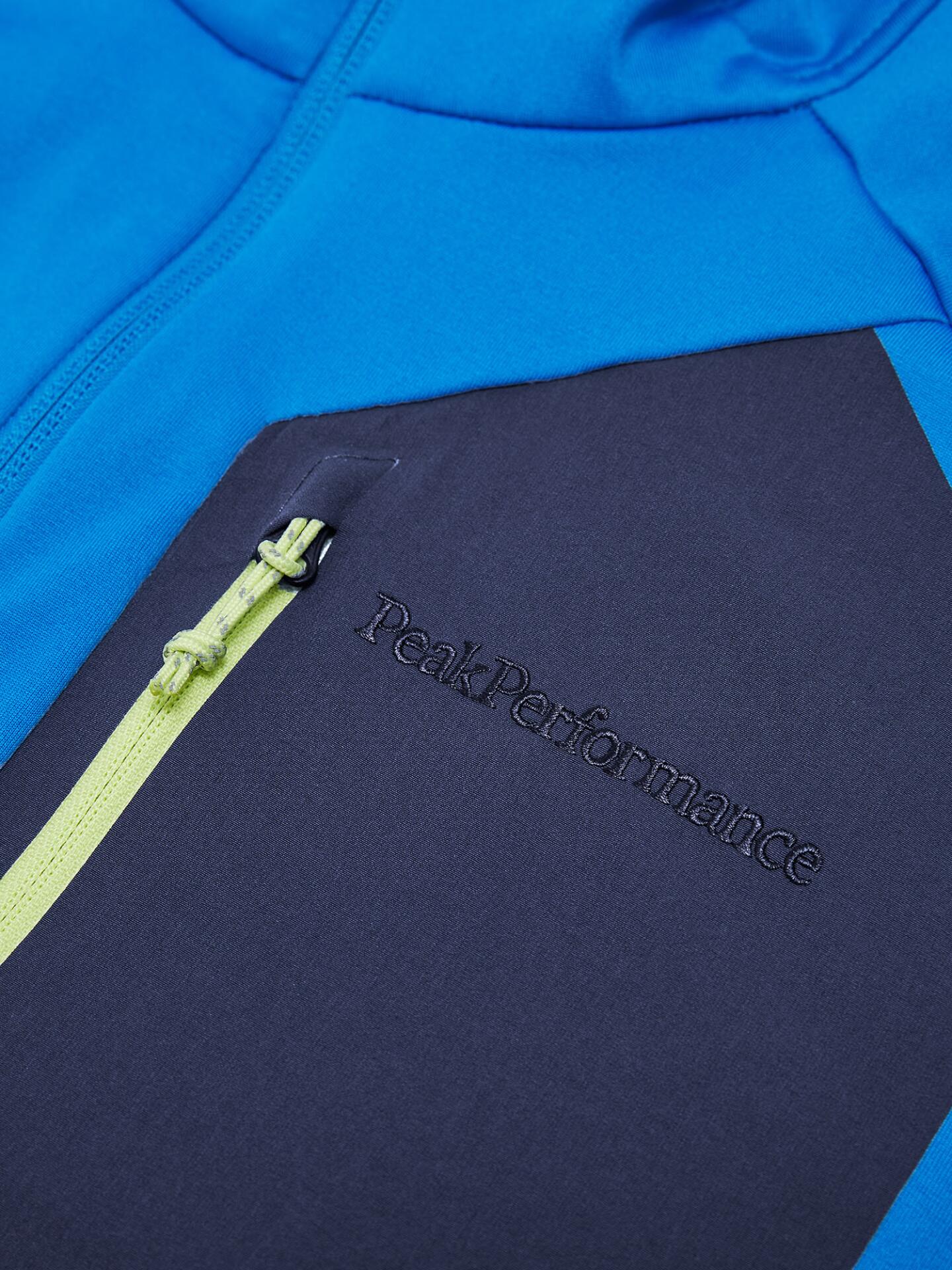 Bluza Peak Performance męska Utility Light Zip Hood niebieska - L 6/6