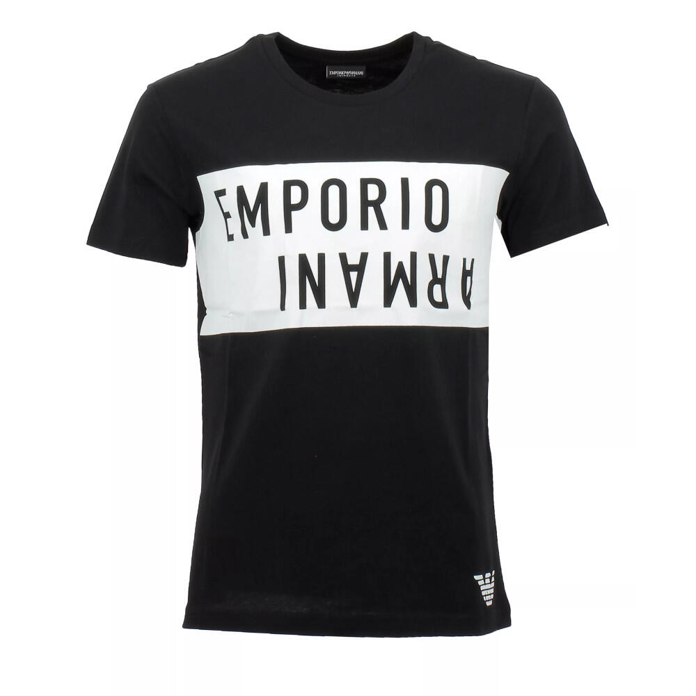 Ea7 - Tee-shirt Ea7 Emporio Armani Beachwear - T-shirt Manches Courtes - Blanc|noir - 38 S - Decathlon
