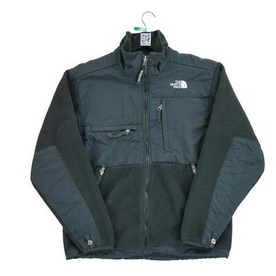 Tweedehands - heren retro zwarte fleece jas - zeer goede staat