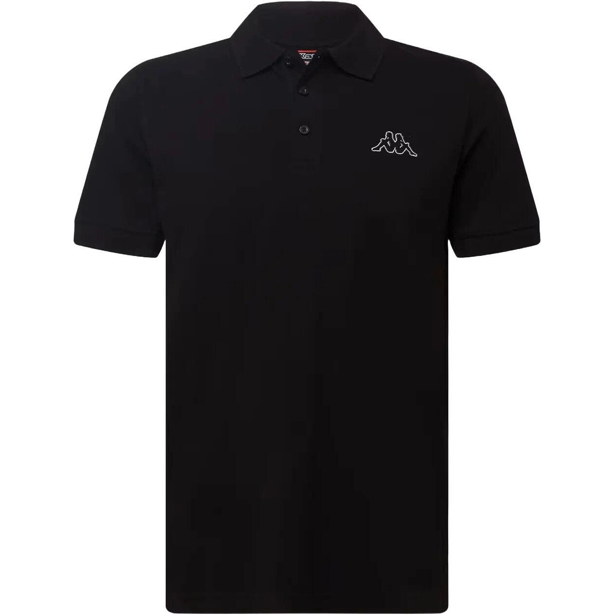T-shirt Kappa Polo Shirt, Noir, Hommes 1/2