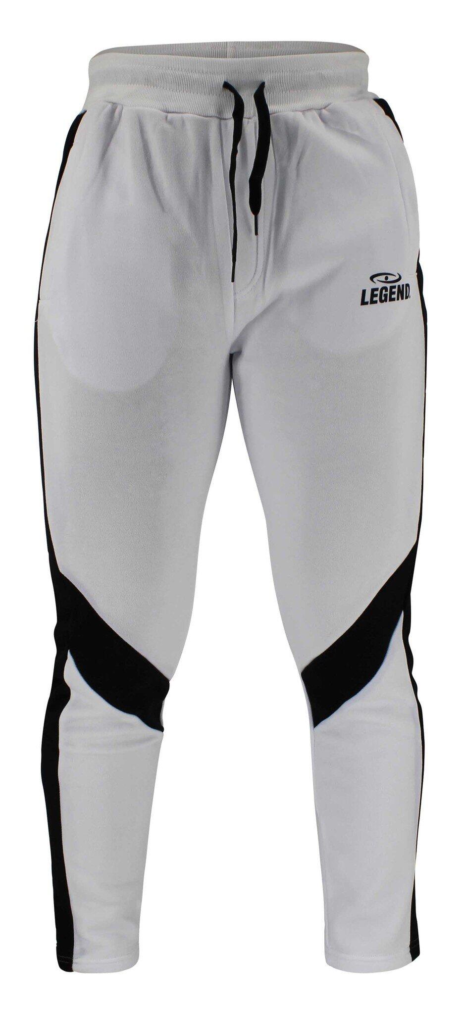 LEGEND SPORTS Joggingbroek dames/heren Wit Fleece Fitness en Hardlopen