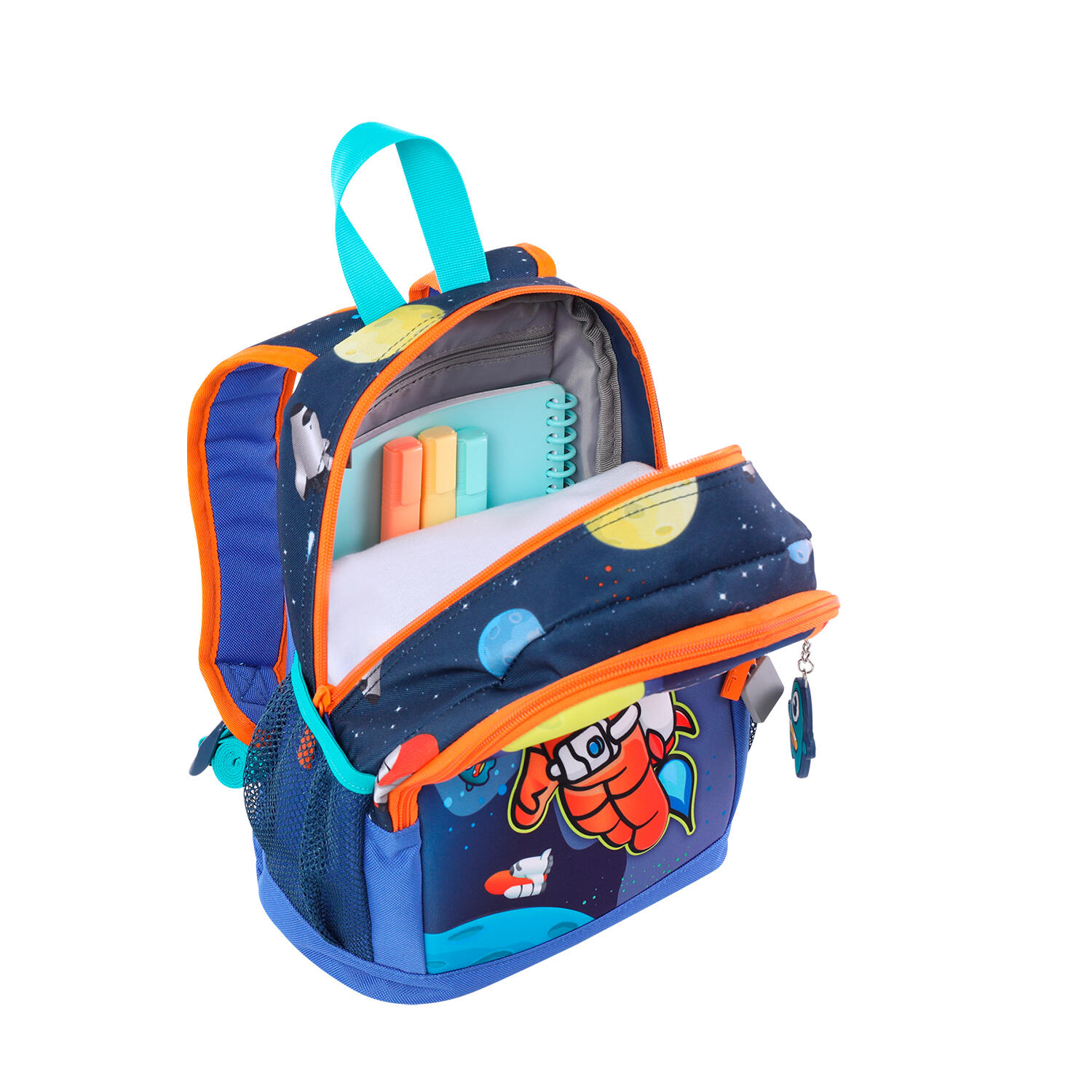 Totto Mochila escolar Cohety Astronauta Naranja Poliéster 23 x 31.5 x 10 cm 5/5
