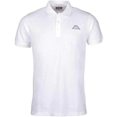 T-Shirt Kappa Polo Shirt, Weiß, Herren