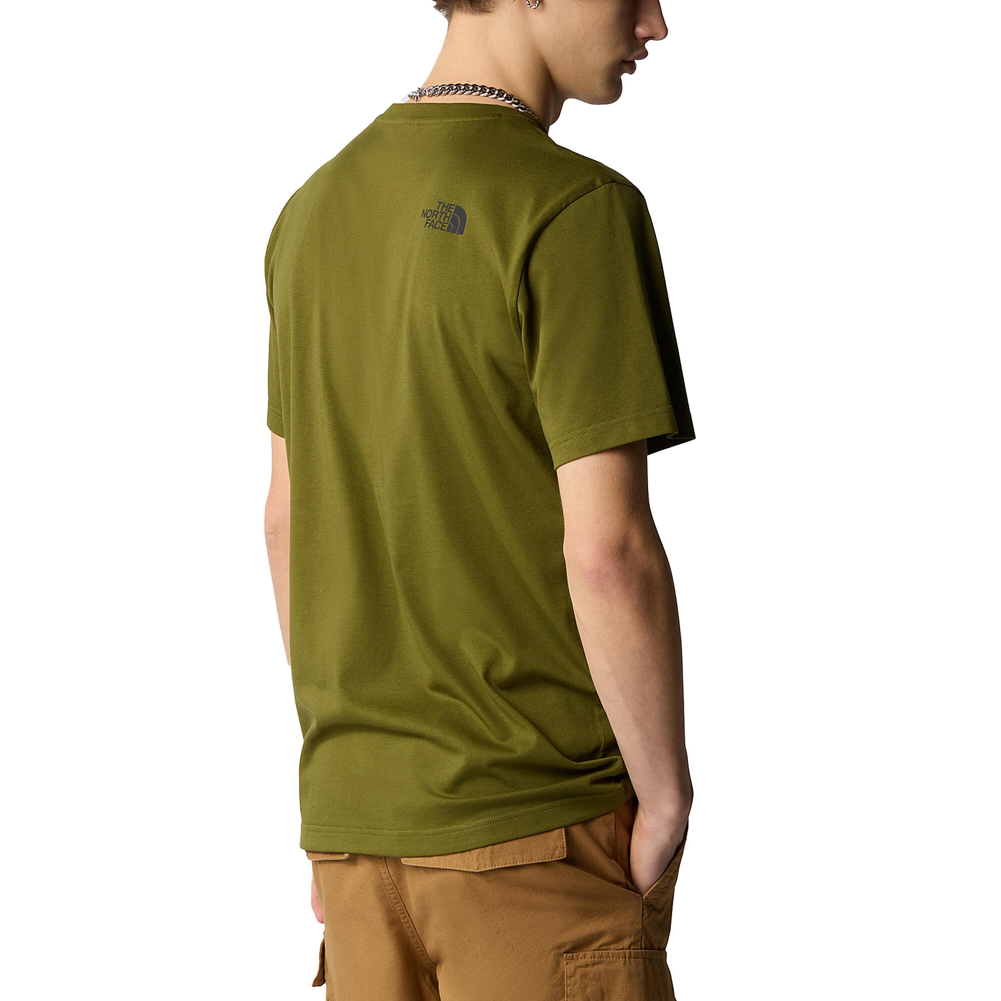 T-shirt Simple Dome Groen - NF0A87NGPIB 2/4