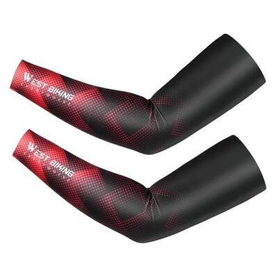 Herren-Radsport-Ärmel aus Eisseide, für den Sommer, Sonne und UV-Schutz