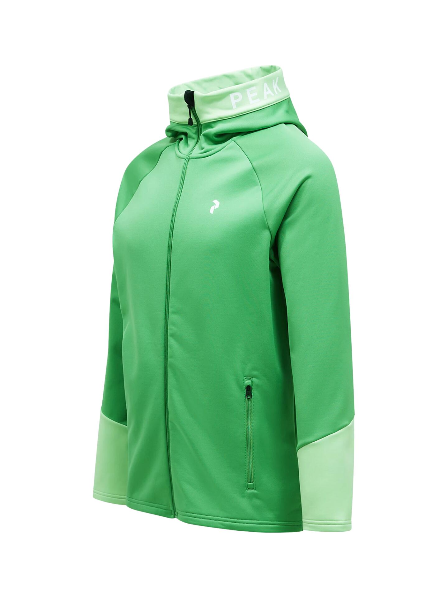 Bluza Peak Performance męska Rider Zip Hood zielona - XXL 5/6