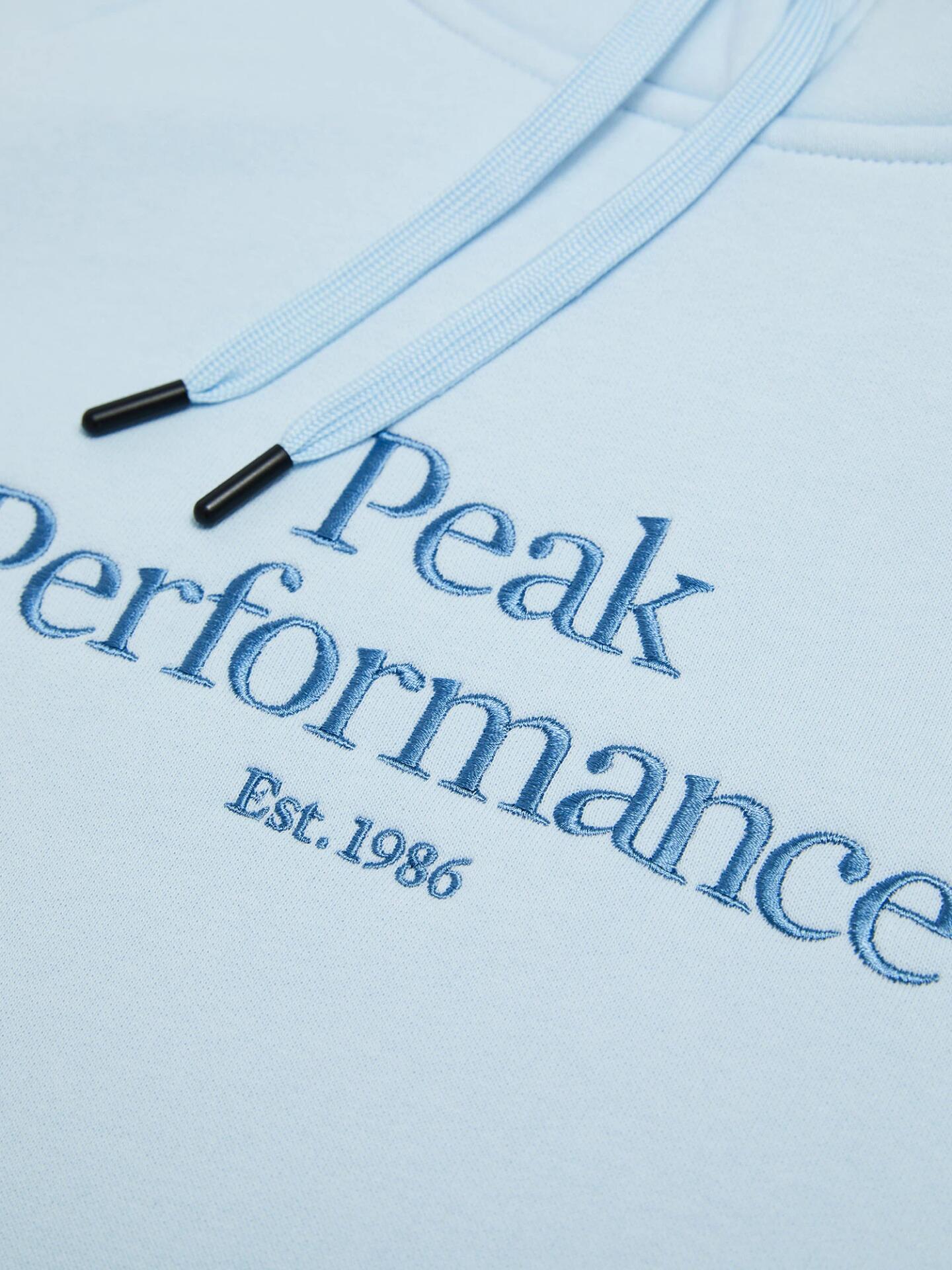Bluza Peak Performance damska Original Hood niebieska - XS 6/6