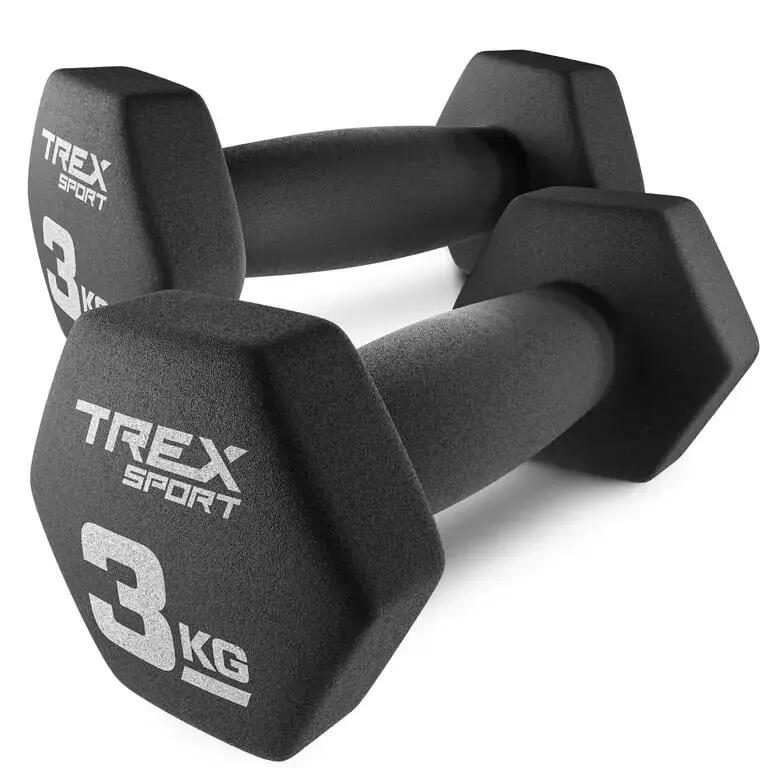 Комплект неопренови дъмбели TX-030VD 2×3 кг