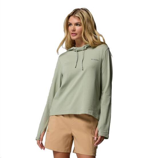 COLUMBIA Sun Trek L/S Hooded W- Safari