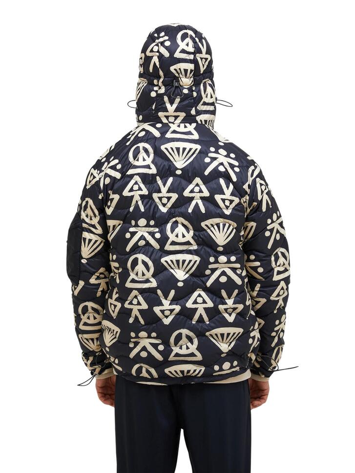 Kurtka Peak Performance puchowa męska Graphic Helium Utility Down czarna - XXL