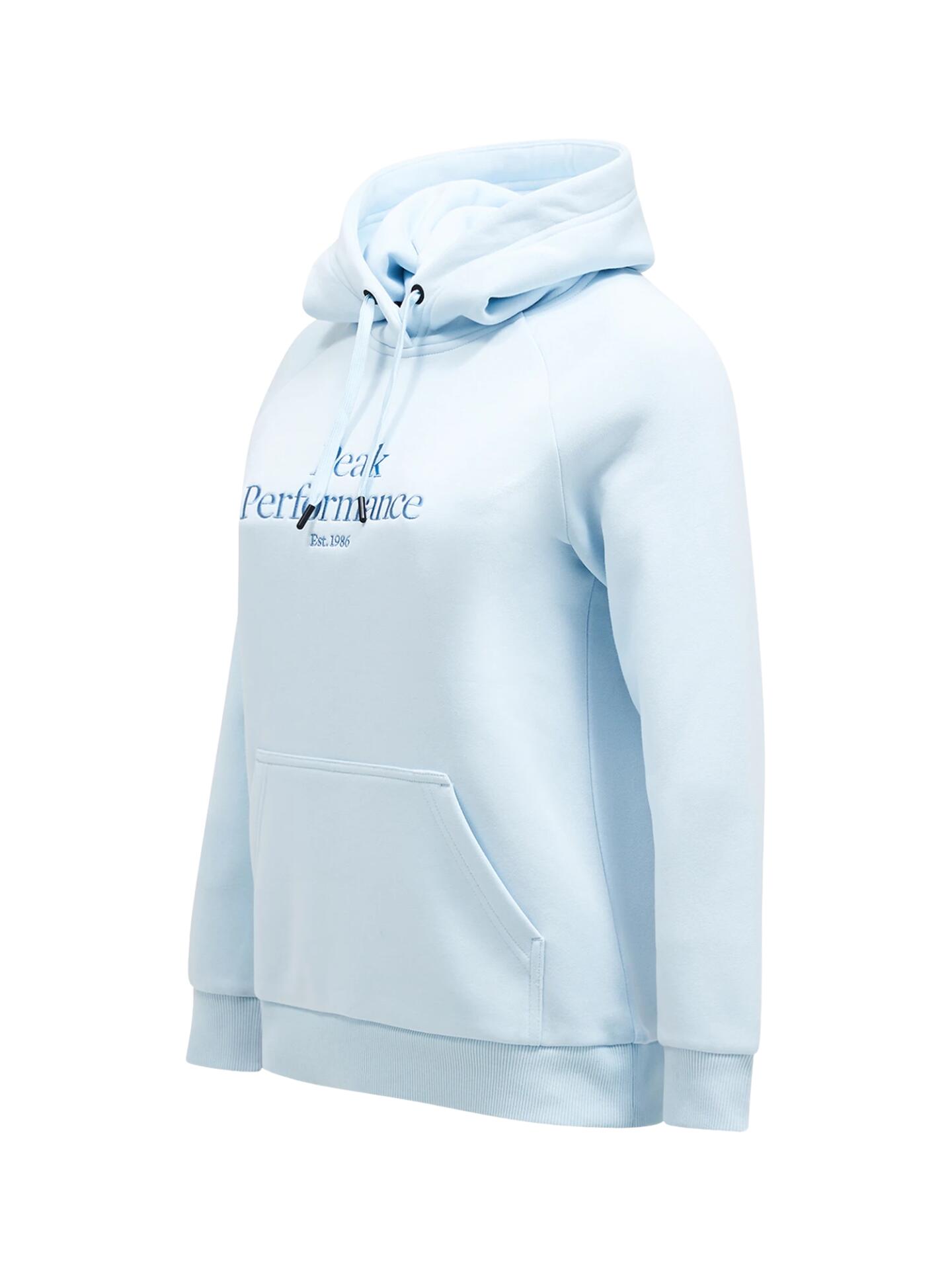 Bluza Peak Performance damska Original Hood niebieska - XS 5/6