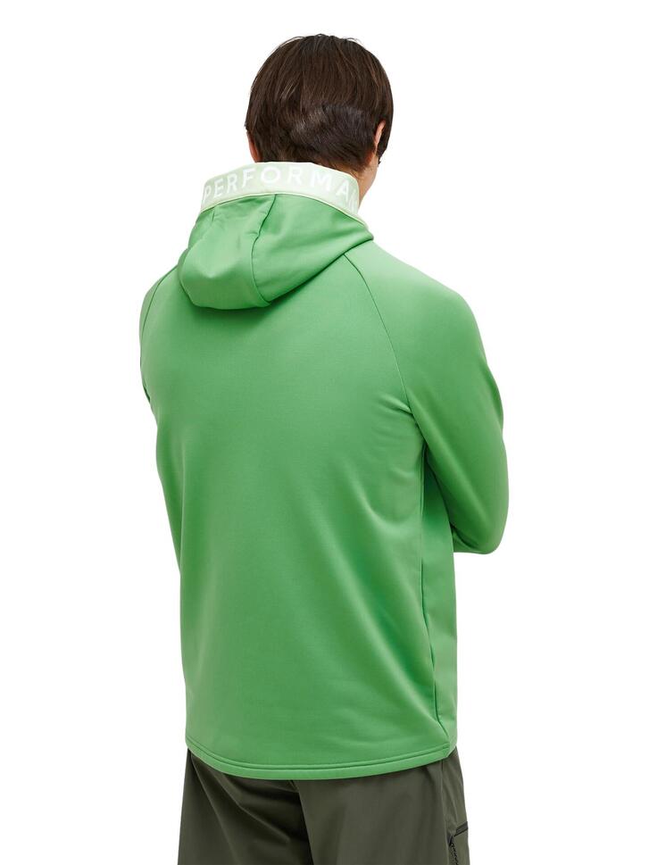 Bluza Peak Performance męska Rider Zip Hood zielona - L