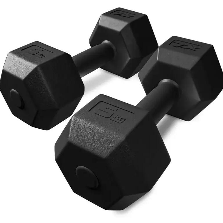 Комплект композитни дъмбели TX-005CD 2×5 кг