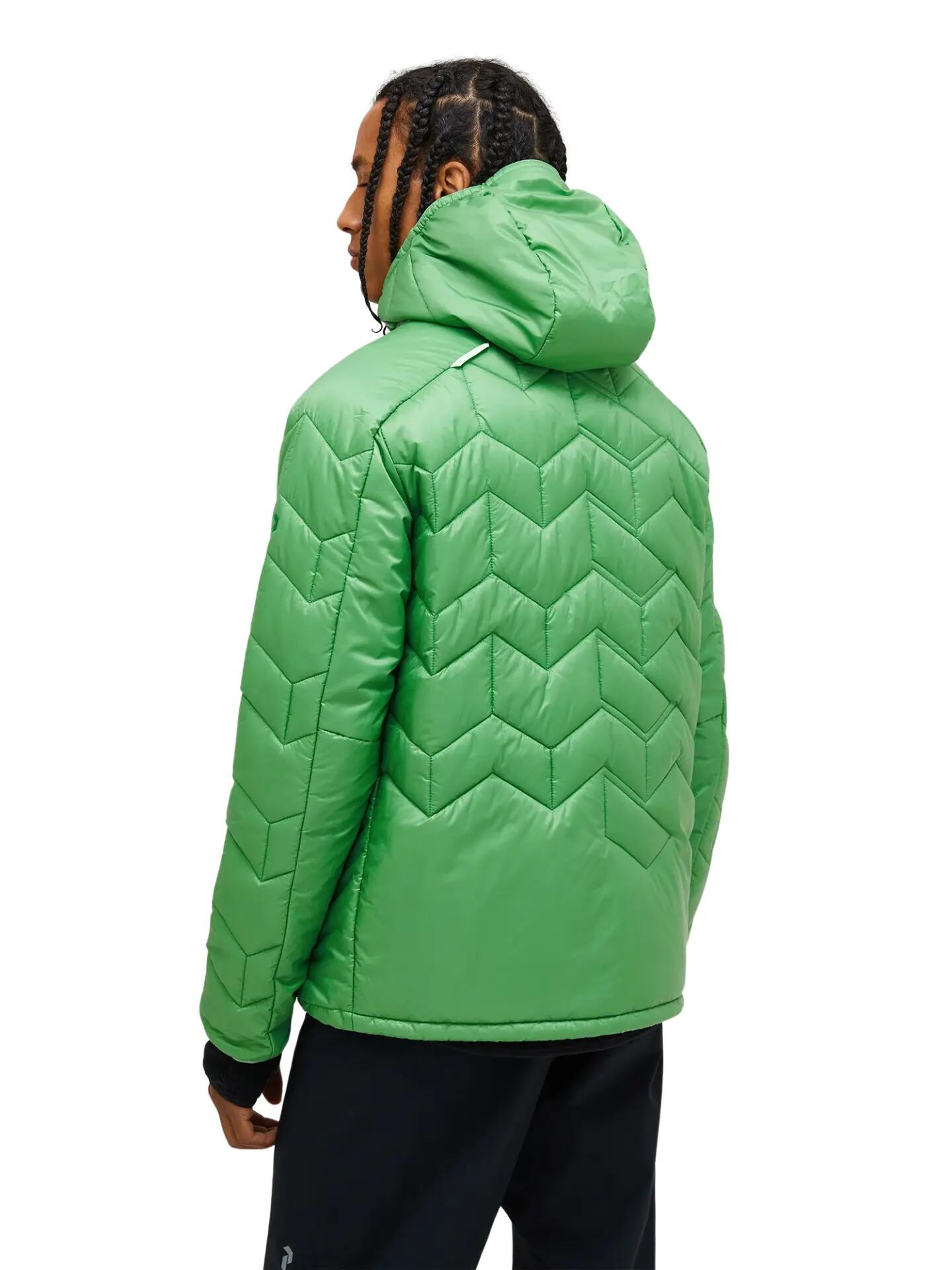 Kurtka Peak Performance męska Elevate Liner Hood zielona - S 2/6