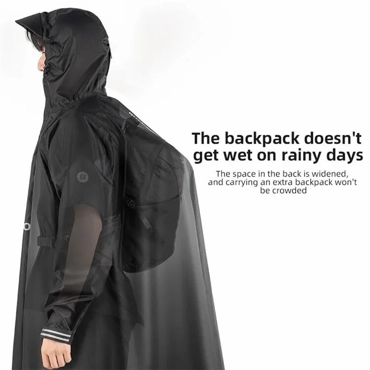 Fietskleding voor vrouwen en mannen, regencape 6/7