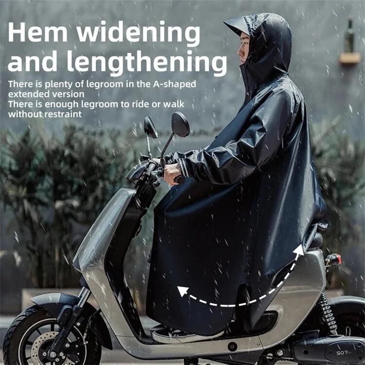 Fietskleding voor vrouwen en mannen, regencape 3/7