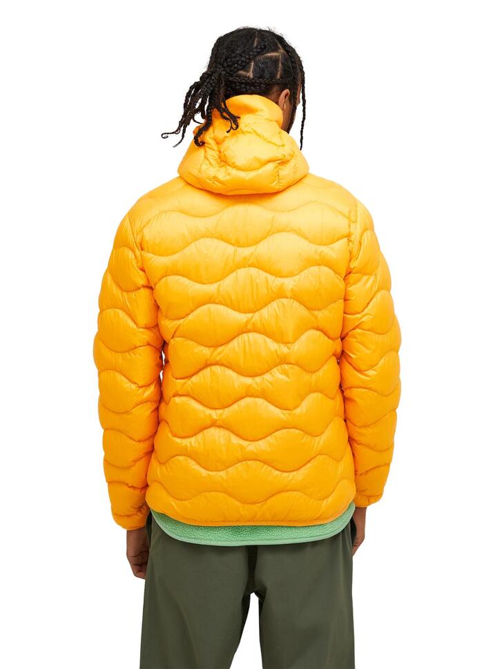 Kurtka Peak Performance puchowa męska Helium Down Hood Jacket pomarańczowa - L