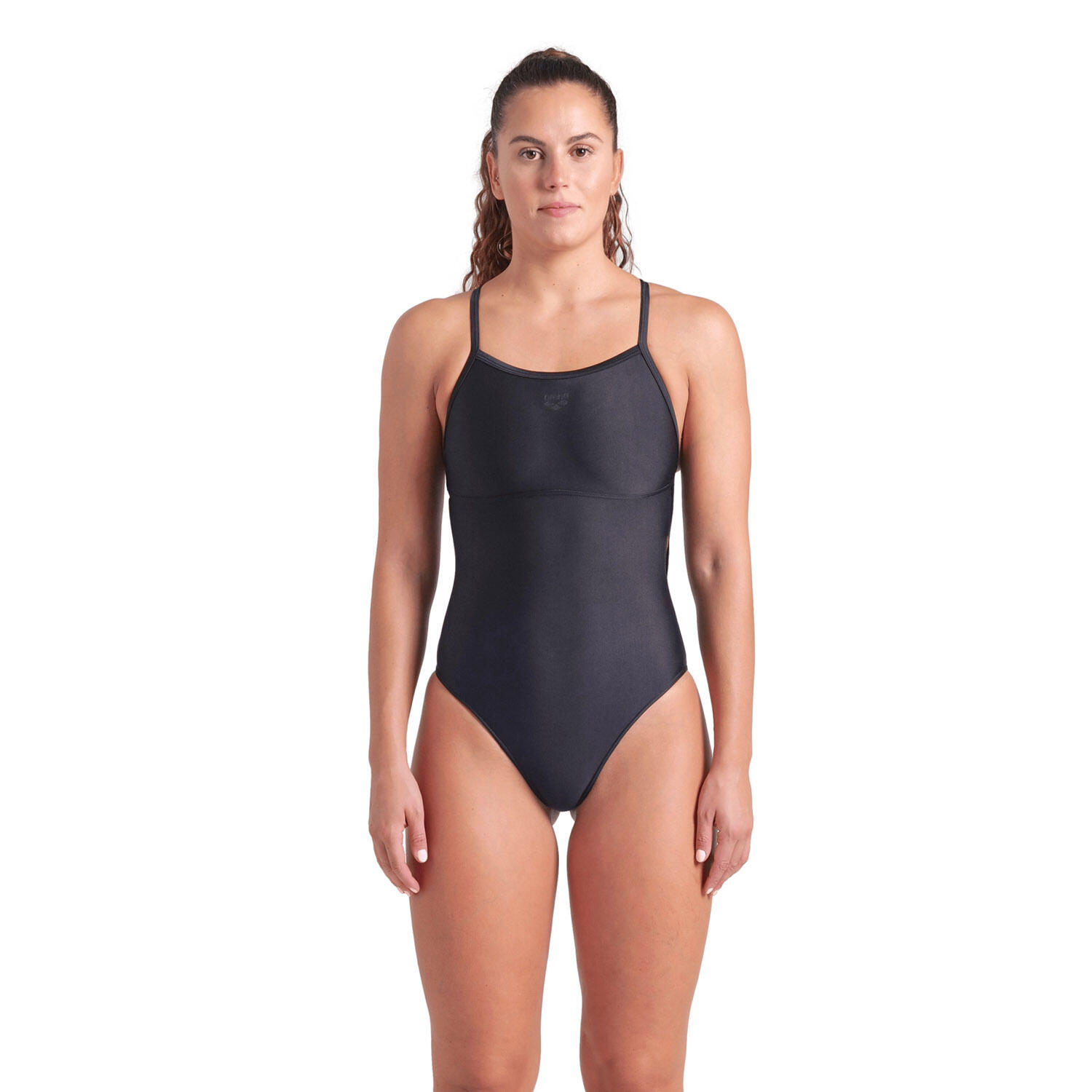 Arena - Maillot De Bain Une-pièce Femme - Solid Lightdrop Back B - Maillot De Bain 1 Pièce - Noir - 40 M - Decathlon