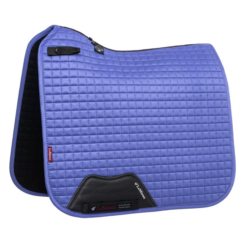 Tapis de Selle Suède Dressage Bluebell taille cheval / full