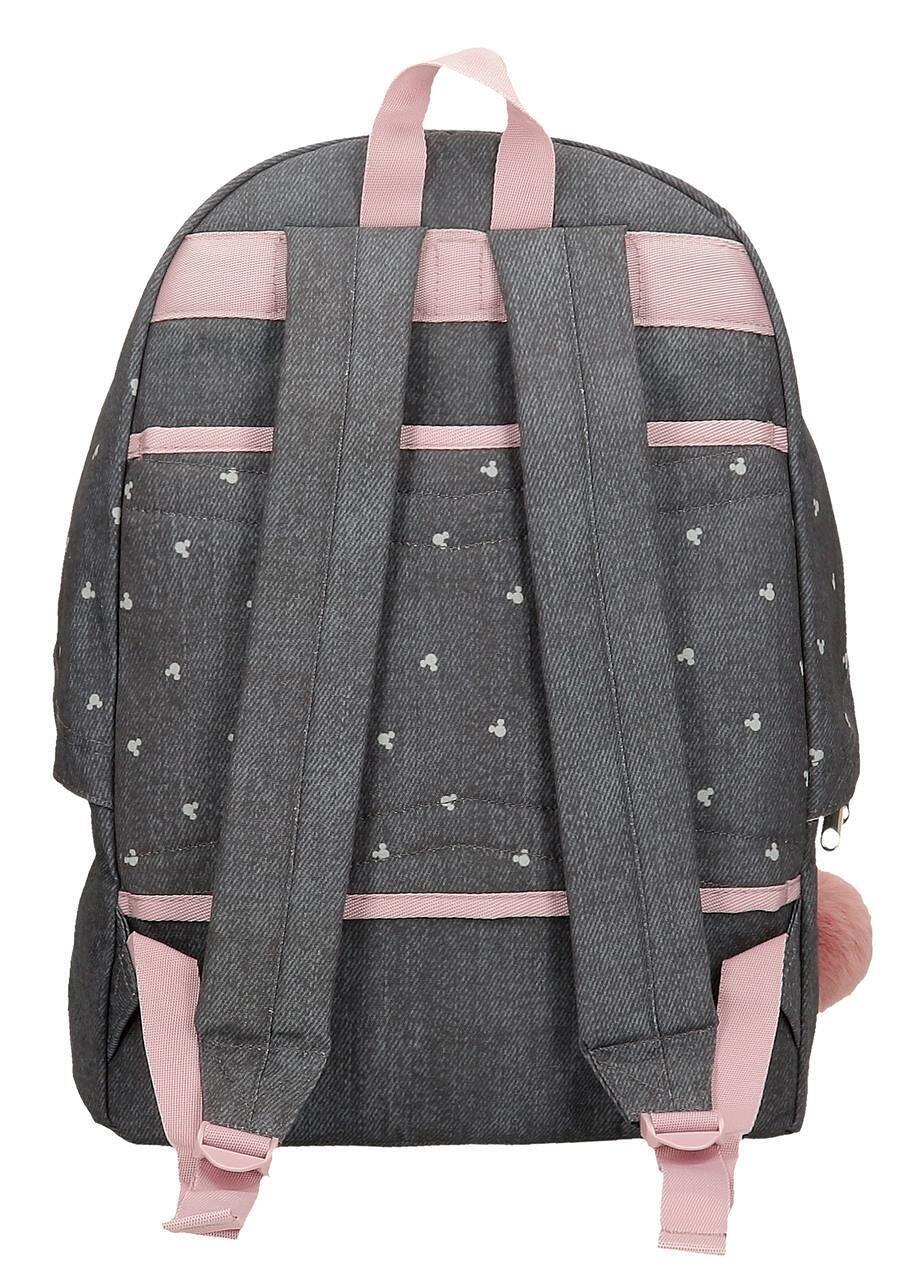 Sac à dos scolaire fille Disney Mickey Studs 44cm noir 2/5