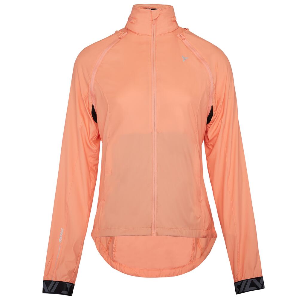 Silvini - Veste Imperméable Femme Silvini Vetta - Coupe Vent - Orange - S - Decathlon