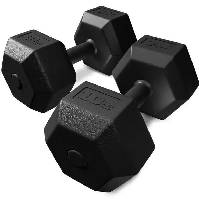 Комплект композитни дъмбели TX-010CD 2×10 кг